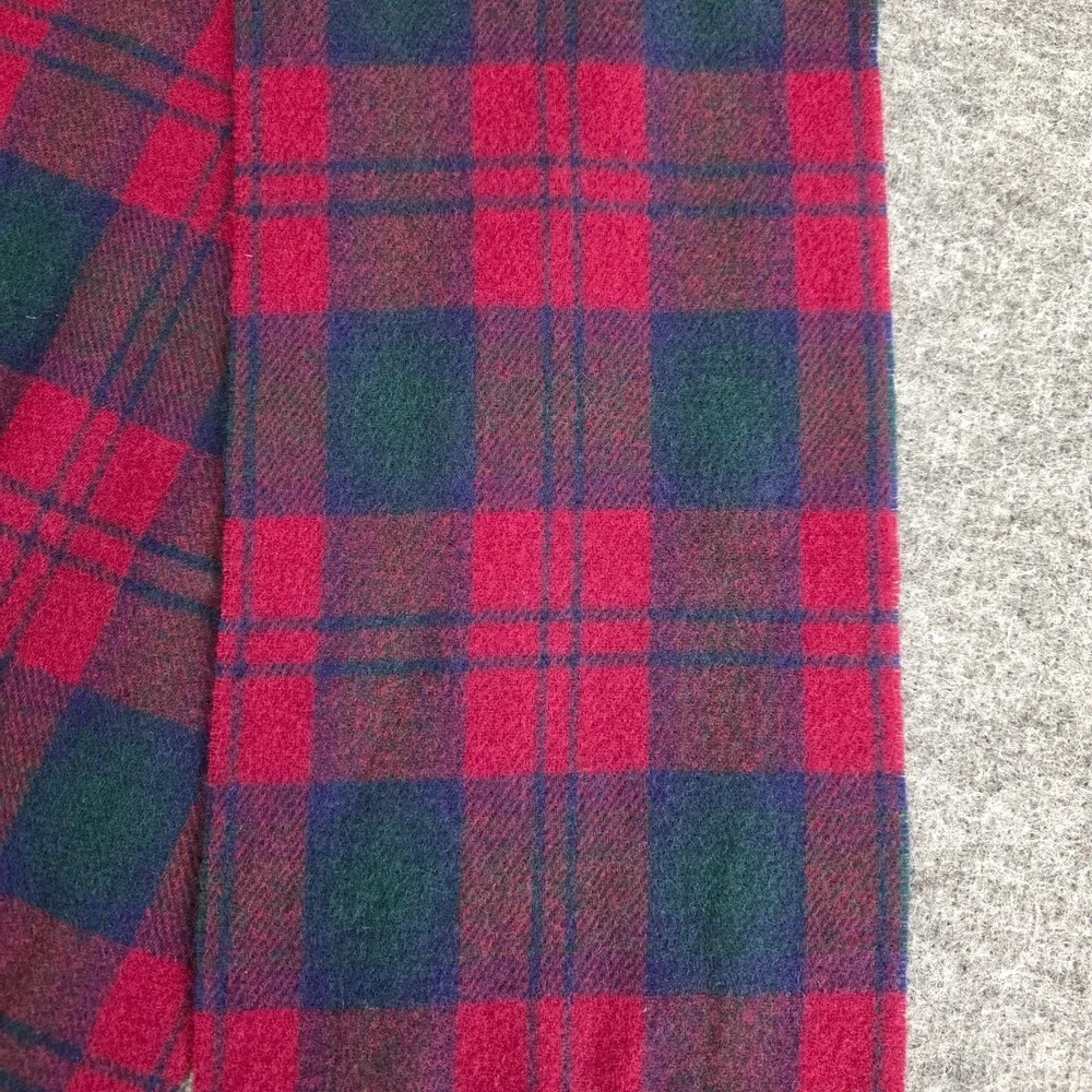 NWT Vintage Highland Home Industries Scarf Tartan Plaid 100%‎ Lambswool Scotland
